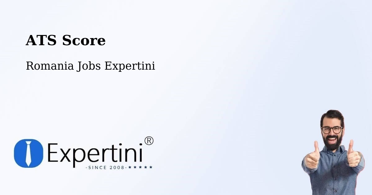 Resume ATS Score & Job Description Match Tool – Sector 1 - Romania Jobs Expertini